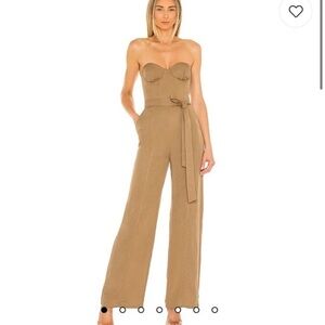 *NWT* Steph Jumpsuit in Tan/ Lovers and Friends - size x-small
